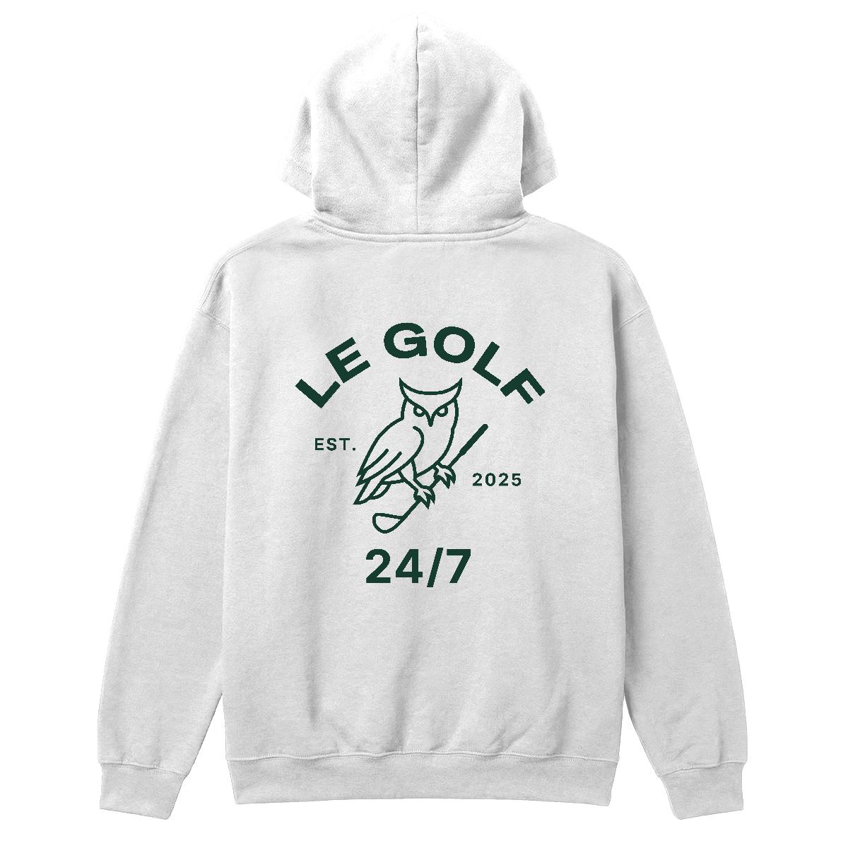 white hoodie